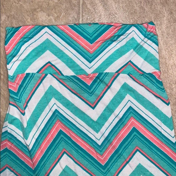 Chevron Maxi Skirt - Picture 2 of 3